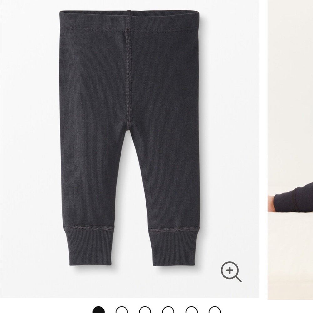 Hanna Anderson Baby Ribbed Leggings
